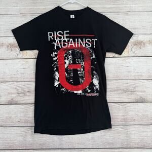 Rise Against 2022 Nowhere Generation II Tour T-Shirt Adult Size Small Black